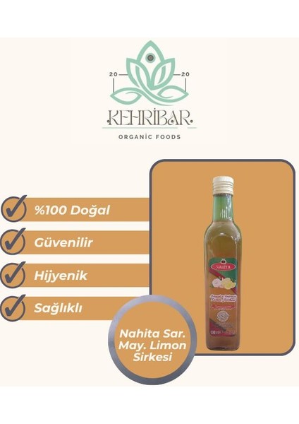 Sarmısaklı Maydanozlu Limon Sirkesi - 500ml - Doğal Katkısız modelleri