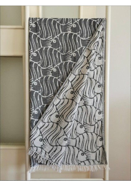 Çift Katlı Balık Peştemal Plaj Havlusu 100X180