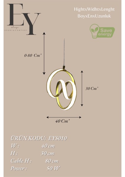 Modern Gold Venüs Model 3 Renk Kumandalı (Beyaz&sarı&günışığı) LED Avize fırsatları