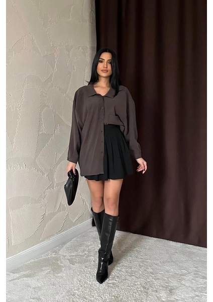 Antrasit Salaş Gömlek