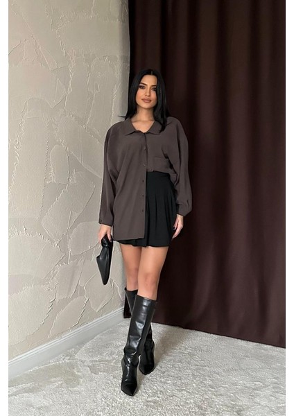 Antrasit Salaş Gömlek modelleri