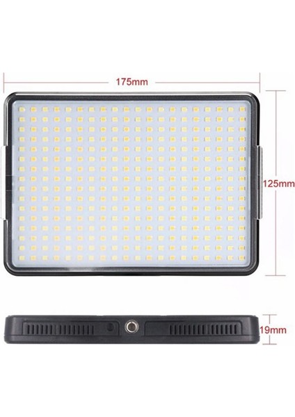 ,kuaför Salonları ve Youtube Için 320A Ledli Bi-Colo Işık Seti +( Şarj Aleti +770MAH Batarya )