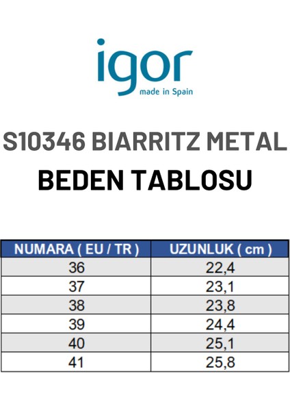Biarritz Metal Kadın Bronz Sandalet S10346-099