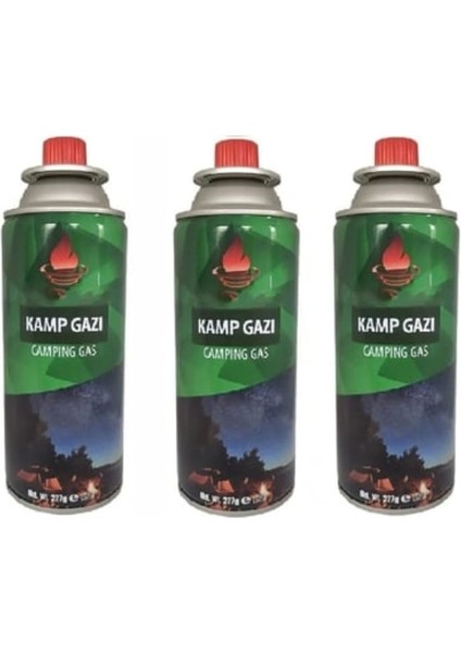 Chermik 3 Lü Kamp Ocağı Tüpü Pürmüz Gaz Kartuş Seti