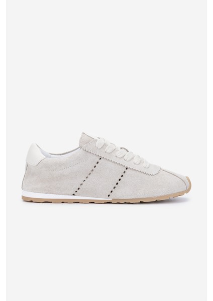 Kadın Deri Bej Süet Sneakers & Spor Ayakkabı 1119 0138 Bn Ayk Y25 Bej Suet
