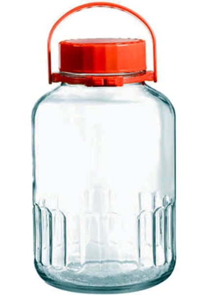 Harvest Kırmızı Kapaklı Kavanoz - 5 Lt