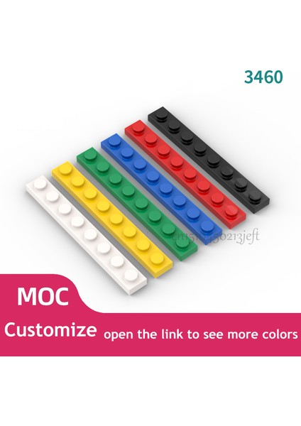 200 Adet Binalar Blokları Moc Yaratıcı Plaka 1x8 Uyumlu 3460 Nokta Elemanları Çocuk Teknik Dıy Tuğla Oyuncaklar 2022 (Yurt Dışından)