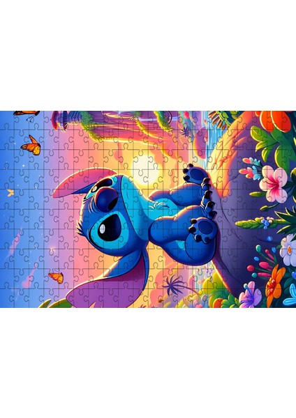 Disney Stitch Bulmaca 108/200/300/500/1000 Parça Oyun Yap-Boz Eğitici Sıkıştırılmış Oyuncaklar Hediyeler (Yurt Dışından)