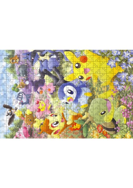 Pokemon Yap-Boz Pikachu 108/200/300/500/1000 Adet Ahşap Tek Parça Bulmacalar Yetişkinler Için Çocuk Eğitici Oyuncaklar Hediyeler (Yurt Dışından)
