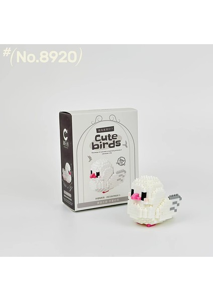 Kawaii Yapı Taşları 3D Kuş Sevimli Papağan Panda Araba Modeli Montaj Masa Süsü Çocuk Oyuncakları Çocuklar Için Hediyeler Mikro Dıy Tuğla (Yurt Dışından)