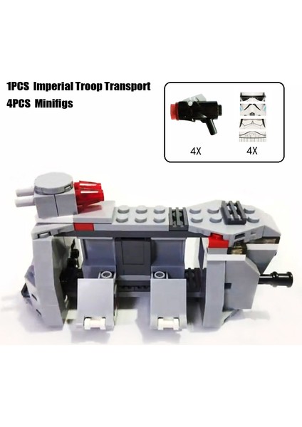 Dropship Bataklık Speeder Asker Klon Walker Savaşlar Savaş Paketi Yapı Taşları Mini Aksiyon Figürü Oyuncakları (Yurt Dışından)