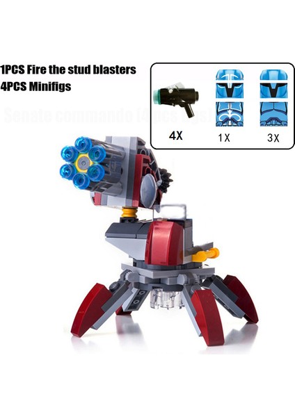 Dropship Bataklık Speeder Asker Klon Walker Savaşlar Savaş Paketi Yapı Taşları Mini Aksiyon Figürü Oyuncakları (Yurt Dışından)