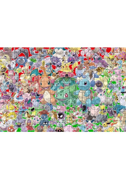 Pokemon Yap-Boz Pikachu 108/200/300/500/1000 Adet Ahşap Tek Parça Bulmacalar Yetişkinler Için Çocuk Eğitici Oyuncaklar Hediyeler (Yurt Dışından)