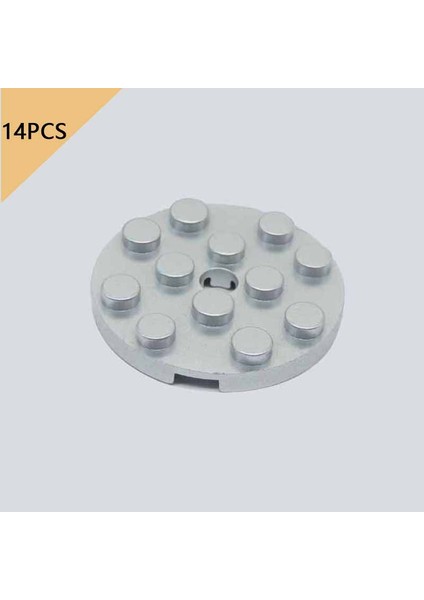 Moc Yapı Taşı Gümüş Küçük Parçacık Bulmaca 3024 3070 6141 Vakıf Tuğla Düz Plaka Eğitici Oyuncak Parçaları (Yurt Dışından)