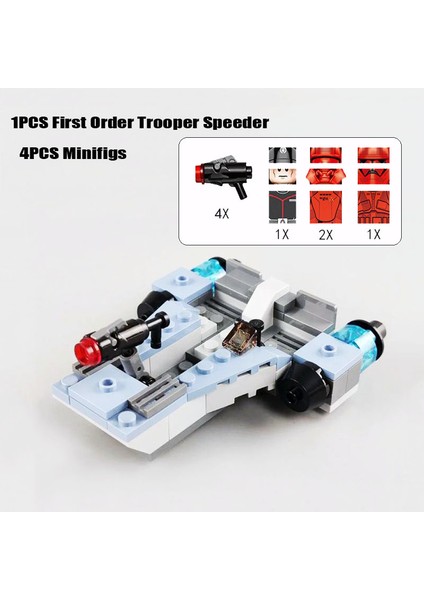 Dropship Bataklık Speeder Asker Klon Walker Savaşlar Savaş Paketi Yapı Taşları Mini Aksiyon Figürü Oyuncakları (Yurt Dışından)