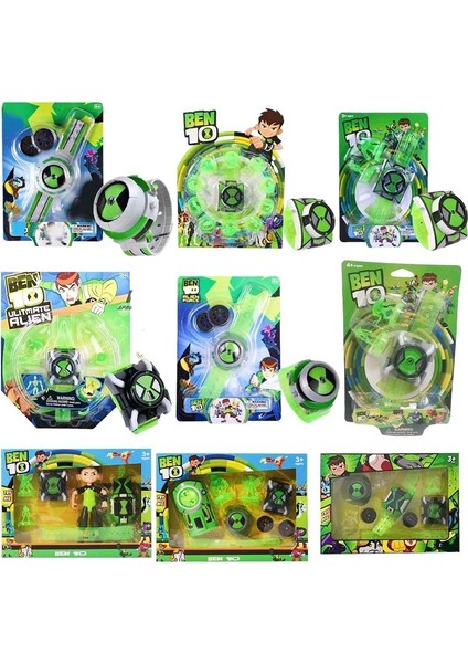 Bandai Orijinal 3D Ben 10 Izle Toprak Savunucuları Prksiyon Izle Omnitrix Oyuncak Anime Figürleri Modeli Pvc Oyuncaklar Boys Için Hediyeler (Yurt Dışından)