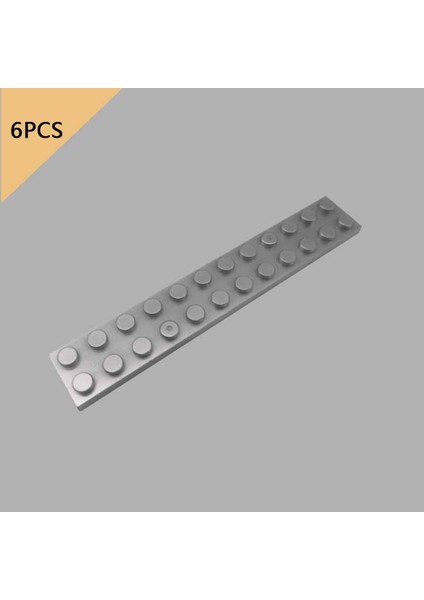 Moc Yapı Taşı Gümüş Küçük Parçacık Bulmaca 3024 3070 6141 Vakıf Tuğla Düz Plaka Eğitici Oyuncak Parçaları (Yurt Dışından)