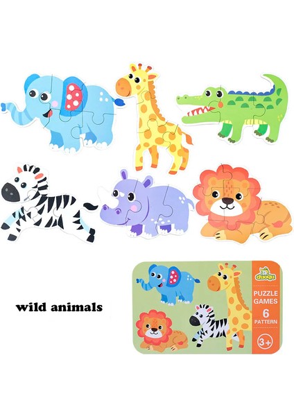 Bebek Bulmaca Montessori Eğitici Oyuncaklar Ahşap 3D Bulmaca Oyunları Demir Kutu Çocuk Bulmacalar Yapboz Ahşap Bulmacalar Çocuklar Için 2 3 4 Yıl (Yurt Dışından) fiyatları