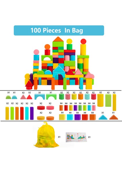 Adet Şeffaf Geometrik Şekiller Blokları Montessori Oyuncaklar Istifleme Oyunu Matematik Oyuncaklar Eğitici Oyuncak Yaş 2 + Çocuklar Için Bebekler (Yurt Dışından)