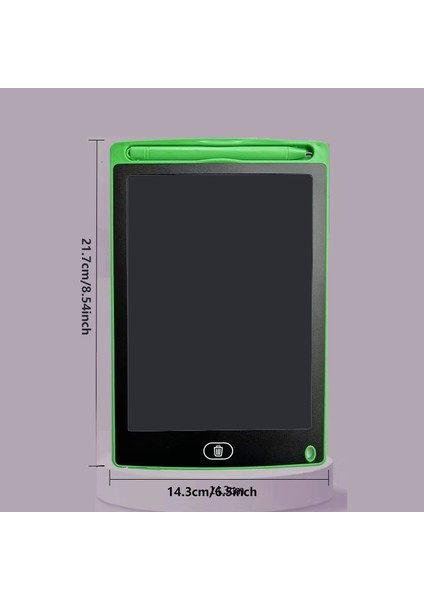 Çocuklar Için 6.5/8.5/10/12 Inç LCD Çizim Tableti Kalemli Şarj Edilebilir Silinebilir Tahta Erkekler Kızlar Için Seyahat Eğitici Oyuncak Hediye (Yurt Dışından)