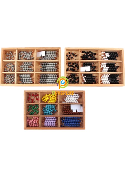 Montessori Sayma Oyunu Çocuklar Için Renkli/altın Boncuk Kutusu Çocuk Numaraları Öğrenme Kaynakları Erken Çocukluk Eğitimi Oyuncak (Yurt Dışından) modelleri