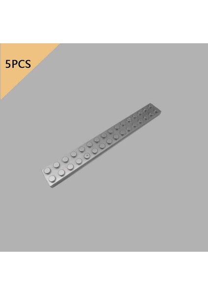 Moc Yapı Taşı Gümüş Küçük Parçacık Bulmaca 3024 3070 6141 Vakıf Tuğla Düz Plaka Eğitici Oyuncak Parçaları (Yurt Dışından)