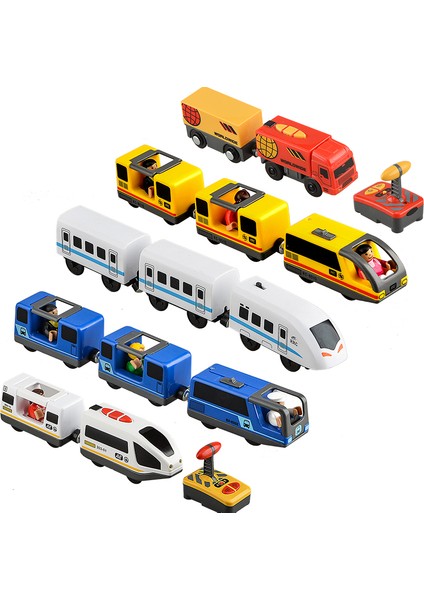 Çocuklar Elektrikli Tren Oyuncak Seti Tren Döküm Yuvası Oyuncak Standart Ahşap Tren Ray Demiryolu Için Fit (Yurt Dışından)
