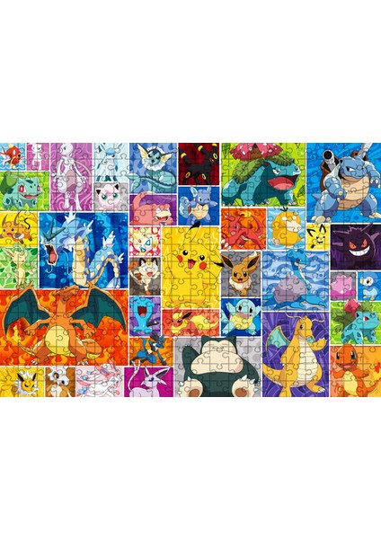 Pokemon Yap-Boz Pikachu 108/200/300/500/1000 Adet Ahşap Tek Parça Bulmacalar Yetişkinler Için Çocuk Eğitici Oyuncaklar Hediyeler (Yurt Dışından)