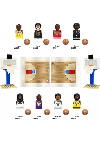 Basketbol Sahne Çocuk Küçük Parçacıklar Monte Yapı Taşları Eğitici Oyuncak Top Kral Hakim Dıy Doğum Günü Hediyesi (Yurt Dışından)