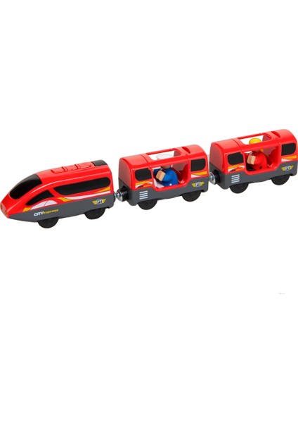 Çocuklar Elektrikli Tren Oyuncak Seti Tren Döküm Yuvası Oyuncak Standart Ahşap Tren Ray Demiryolu Için Fit (Yurt Dışından)