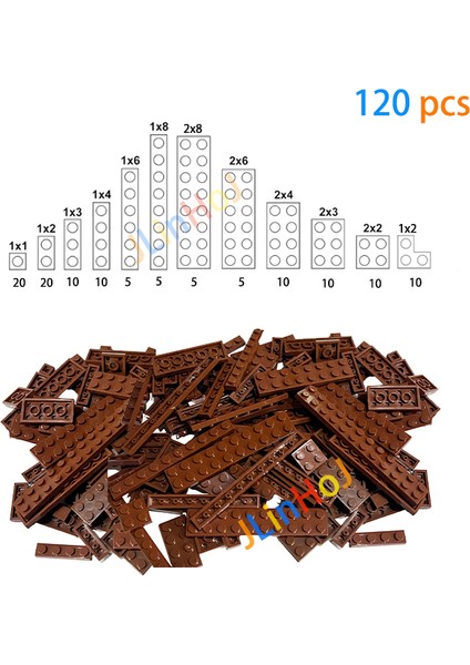 120 Adet Kısa Tuğla Karakter Tuğla 12 Boyutu Dıy Yapı Taşı Eğitici Yaratıcılık 3021 3020 Çocuk Oyuncakları ile Uyumlu (Yurt Dışından)