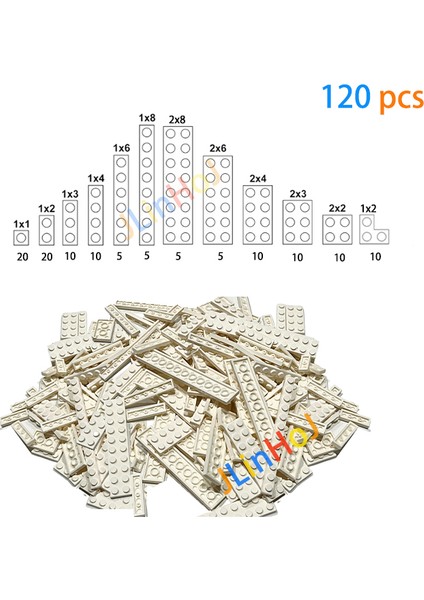 120 Adet Kısa Tuğla Karakter Tuğla 12 Boyutu Dıy Yapı Taşı Eğitici Yaratıcılık 3021 3020 Çocuk Oyuncakları ile Uyumlu (Yurt Dışından)