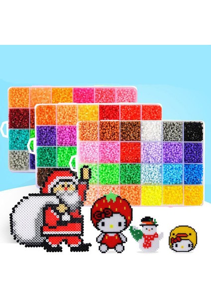 2.6mm 24/48 Renk Hama Boncuk Eğitim Demir Boncuk 3D Bulmaca Boncuk Ütüleme Garanti Perler Sigorta Boncuk Diy Oyuncak Miçangas (Yurt Dışından) modelleri