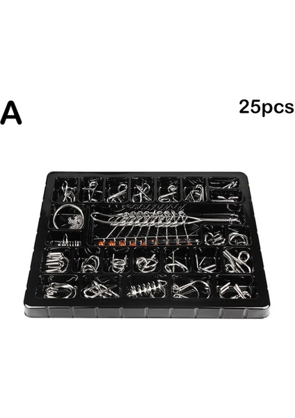 Luban Kilit Eğitici Entelektüel Oyuncaklar Iq Oyuncaklar Metal Bulmaca Zeka Metal Tel Bulmacalar Sihir Numarası Oyuncak Untie Tuş Kilidi (Yurt Dışından)