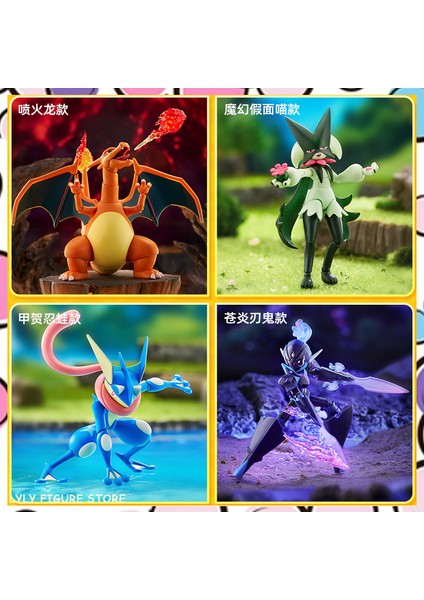 Stokta Blockees Rakamlar Oyuncaklar Pokemon Cv-L Macera Prologu Aksiyon Figürü Pikachu Ceruledge Model Oyuncaklar Özel (Yurt Dışından) fırsatları