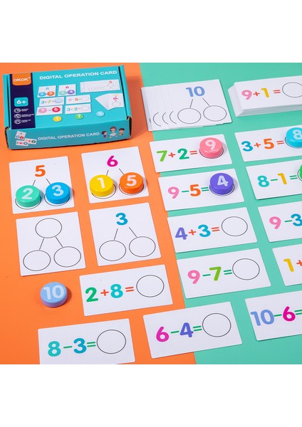 Çocuk Matematik Erken Eğitim Öğretim Yardımcıları Sayı Biliş Eşleştirme Matematik Operasyonları Öğrenme Eğitici Oyuncaklar (Yurt Dışından) fiyatları