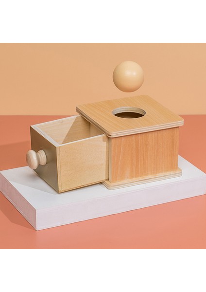 Çocuk Eğitici Oyuncak Çocuk Montessori Nesne Kalıcılık Kutusu Çekiç Kutusu Macaron Ahşap Oyuncaklar Sikke Topu Tekstil Davul Çekmece Kutusu (Yurt Dışından)