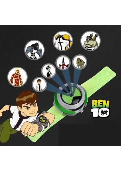 Bandai Orijinal 3D Ben 10 Izle Toprak Savunucuları Prksiyon Izle Omnitrix Oyuncak Anime Figürleri Modeli Pvc Oyuncaklar Boys Için Hediyeler (Yurt Dışından)