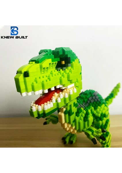 Küçük Yapılı Dinozor Tyrannosaurus Rex Veya Velocira Modelleri Mikro Mini Yapı Taşları Bulmaca Oyuncaklar Mükemmel Hediyeler Masaüstü Dekorasyon (Yurt Dışından)