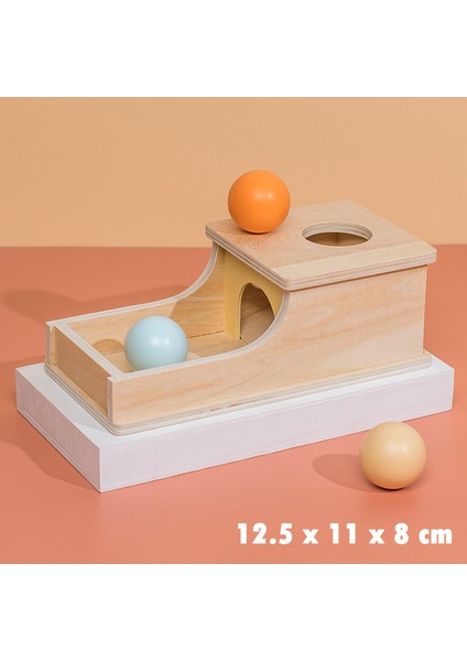 Çocuk Eğitici Oyuncak Çocuk Montessori Nesne Kalıcılık Kutusu Çekiç Kutusu Macaron Ahşap Oyuncaklar Sikke Topu Tekstil Davul Çekmece Kutusu (Yurt Dışından)