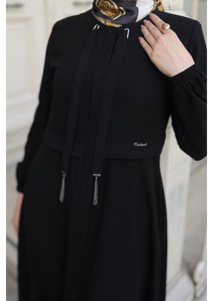 Allerli Kiloş Bağcıklı Ferace - 9041 modelleri