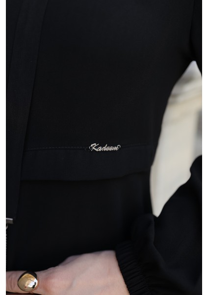 Allerli Kiloş Bağcıklı Ferace - 9041 fırsatları