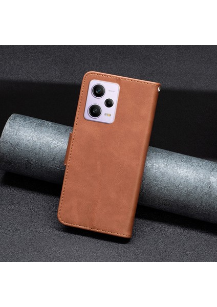 Xiaomi Redmi Için Telefon Kapağı Not 12 Pro 5g/note 12 Pro Speed ​​5g/poco X5 Pro 5g Anti-Drop Cüzdan Stand Kılıf Deri Kapak Kayış-Brown (Yurt Dışından) indirimleri