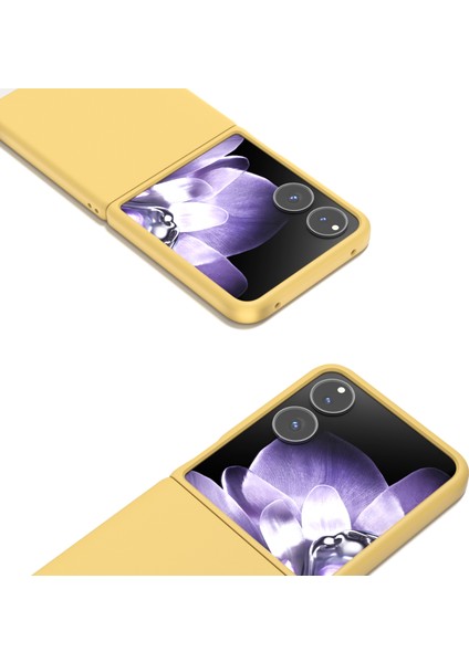 Anti-Düşen Telefon Kılıfı Için Xiaomi Mix Flip 5g Kılıf Sert Pc Koruyucu Telefon Kapak Cilt Dokunmatik Duygu-Sarı (Yurt Dışından) fiyatları