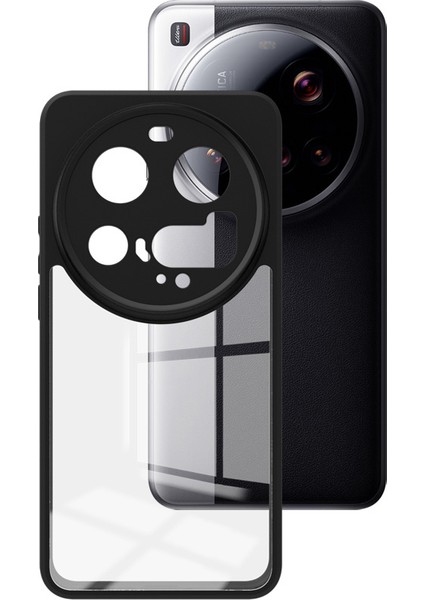 Xiaomi 15 Ultra Kılıf Şeffaf Tpu Pc Telefon Kapağı Takviyeli Köşeler Için Imak UX-9A Serisi (Yurt Dışından)