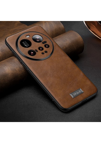 Sulada Xiaomi 15 Ultra Kılıf Pu Deri+Tpu+Pc Arka Telefon Kapağı-Kahverengi (Yurt Dışından) indirimleri