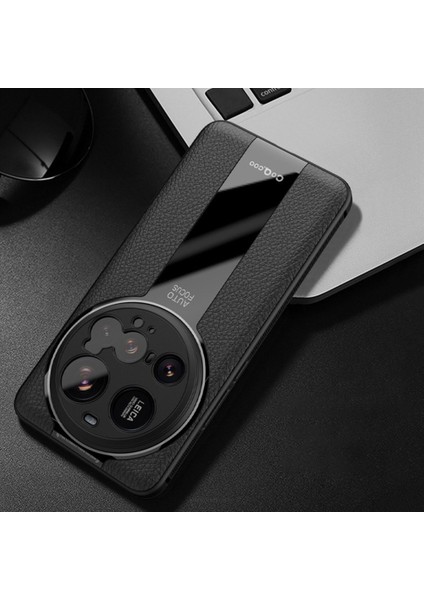 Q.coo Xiaomi 15 Ultra Kılıf Darbeye Dayanıklı Pu+Tpu+Akrilik Telefon Kapağı-Siyah (Yurt Dışından) fiyatları