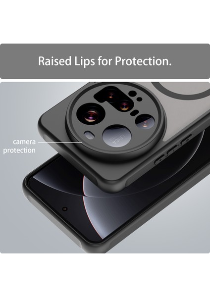 Xiaomi 15 Ultra Kılıf Için Magsafe Anti Drop Pc+Tpu Telefon Kapağı ile Uyumlu-Siyah (Yurt Dışından) indirimleri