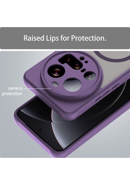 Xiaomi 15 Ultra Kılıf Için Magsafe Anti Drop Pc+Tpu Telefon Kapağı ile Uyumlu-Mor (Yurt Dışından) indirimleri