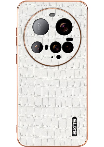 Azns Xiaomi 15 Ultra Kılıf Galvanik Timsah Dokulu Pu+Tpu Telefon Kapağı-Beyaz (Yurt Dışından) indirimleri